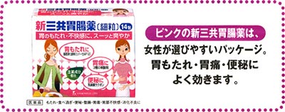 ピンクの新三共胃腸薬